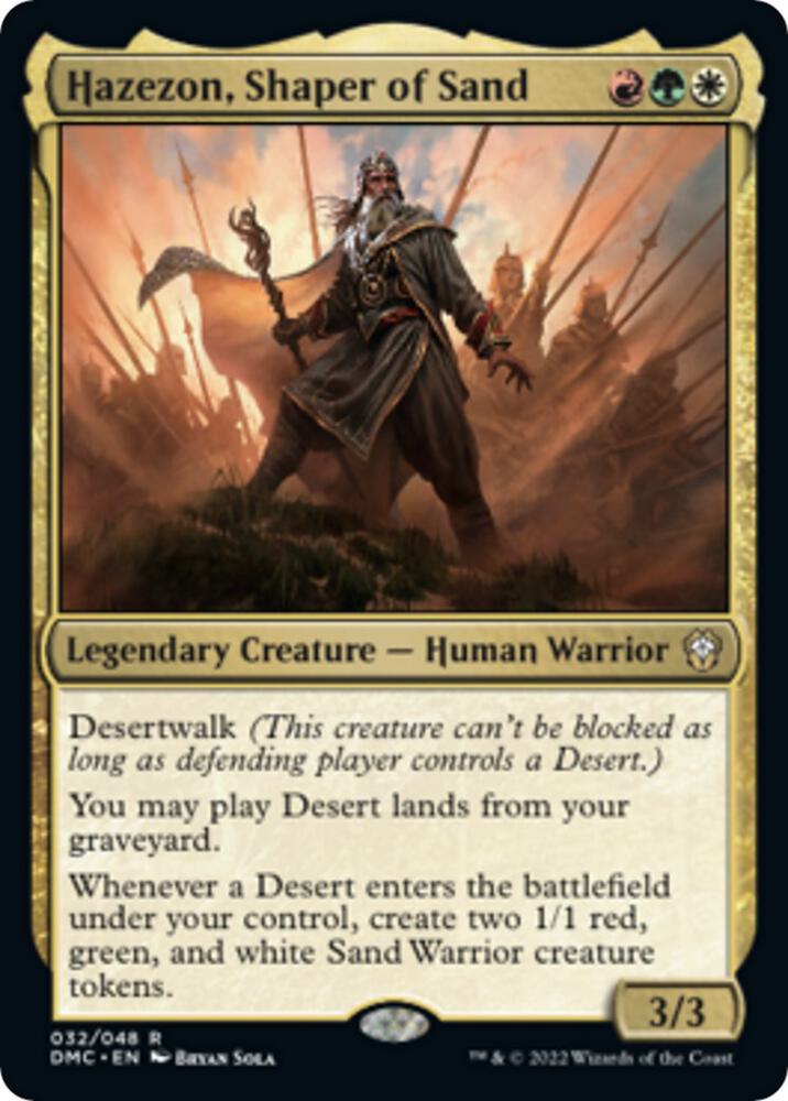 Hazezon, Shaper of Sand, Commander: Dominaria United 32
