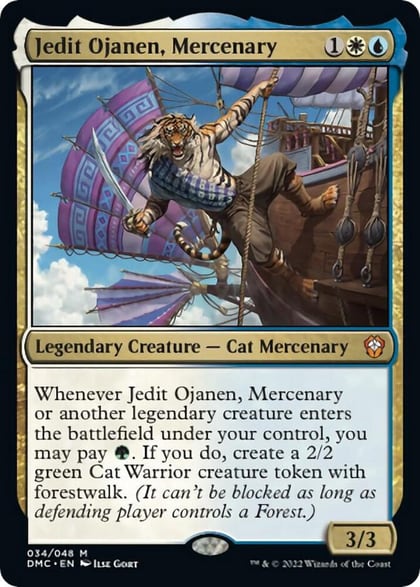 Jedit Ojanen, Mercenary, Commander: Dominaria United 34
