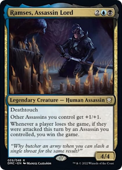 Ramses, Assassin Lord, Commander: Dominaria United 39