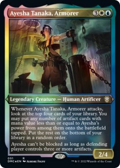 Ayesha Tanaka, Armorer (Foil Etched), Commander: Dominaria United 51