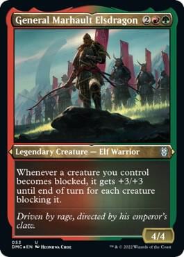 General Marhault Elsdragon (Foil Etched), Commander: Dominaria United 53