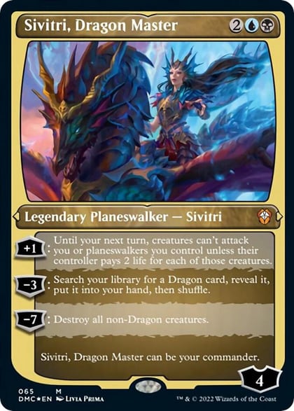 Sivitri, Dragon Master (Foil Etched), Commander: Dominaria United 65
