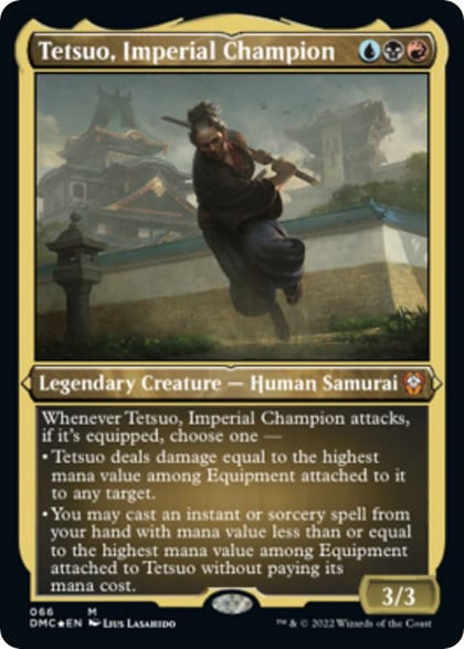 Tetsuo, Imperial Champion (Foil Etched), Commander: Dominaria United 66