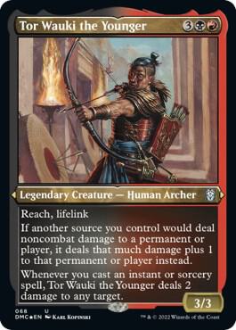 Tor Wauki the Younger (Foil Etched), Commander: Dominaria United 68