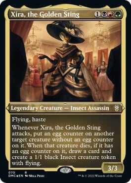 Xira, the Golden Sting (Foil Etched), Commander: Dominaria United 70