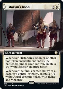 Historian's Boon (Extended Art), Commander: Dominaria United 71