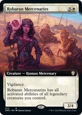 Robaran Mercenaries (Extended Art), Commander: Dominaria United 72