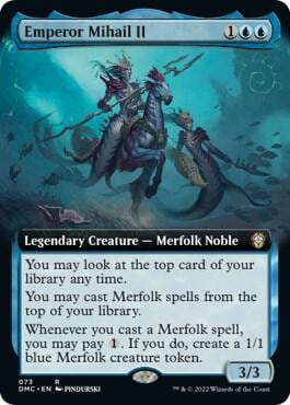Emperor Mihail II (Extended Art), Commander: Dominaria United 73