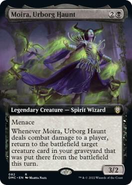 Moira, Urborg Haunt (Extended Art), Commander: Dominaria United 82
