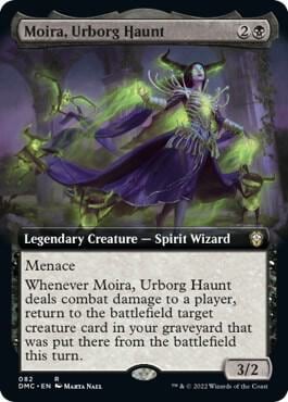 Moira, Urborg Haunt (Extended Art), Commander: Dominaria United 82