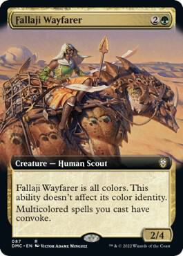 Fallaji Wayfarer (Extended Art), Commander: Dominaria United 87