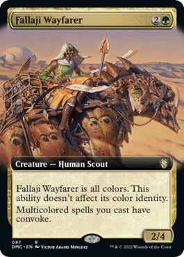 Fallaji Wayfarer (Extended Art), Commander: Dominaria United 87