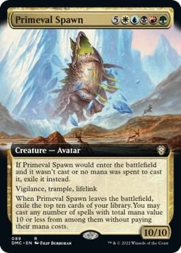 Primeval Spawn (Extended Art), Commander: Dominaria United 89