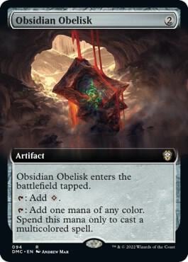 Obsidian Obelisk (Extended Art), Commander: Dominaria United 94
