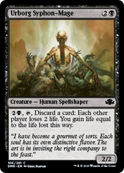 Urborg Syphon-Mage, Dominaria Remastered 106
