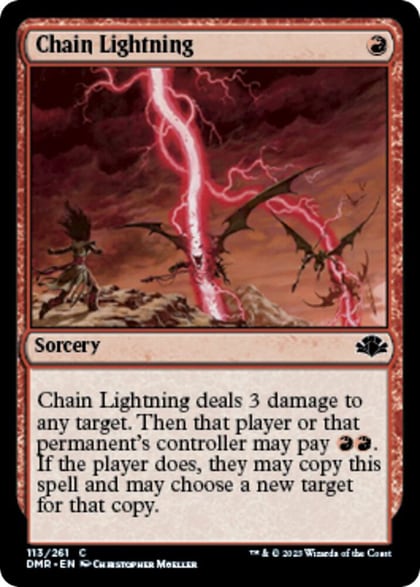 Chain Lightning, Dominaria Remastered 113