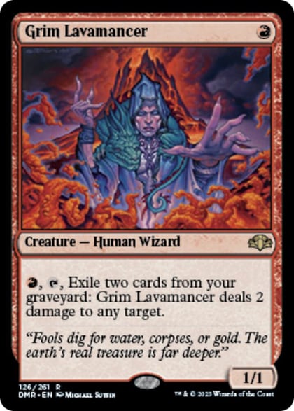 Grim Lavamancer, Dominaria Remastered 126