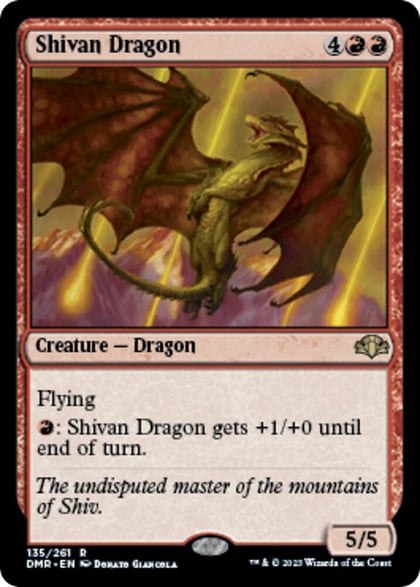 Shivan Dragon, Dominaria Remastered 135
