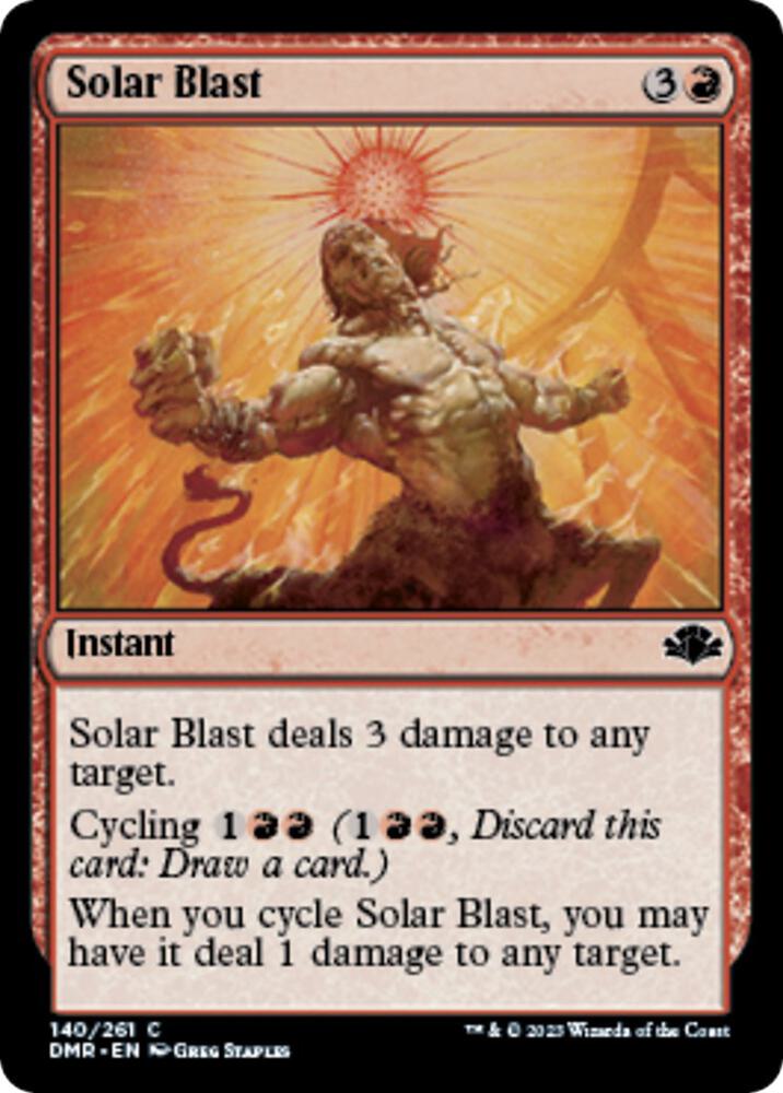 Solar Blast, Dominaria Remastered 140