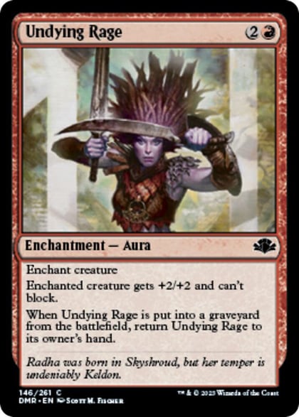 Undying Rage, Dominaria Remastered 146