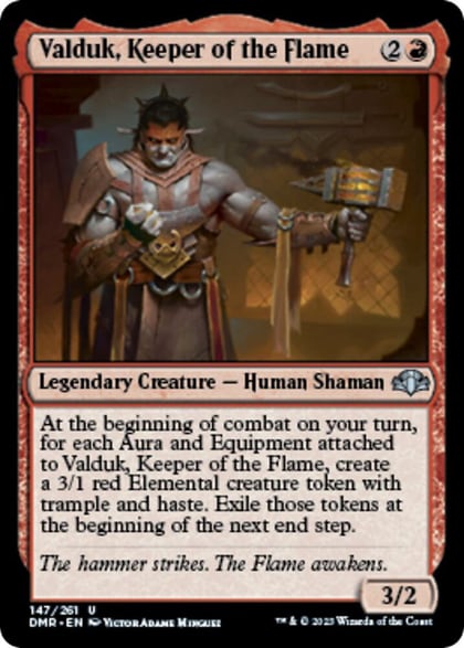 Valduk, Keeper of the Flame, Dominaria Remastered 147
