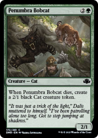 Penumbra Bobcat, Dominaria Remastered 172