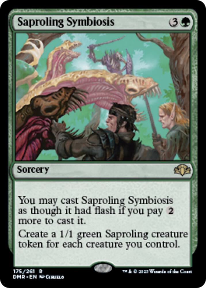 Saproling Symbiosis, Dominaria Remastered 175