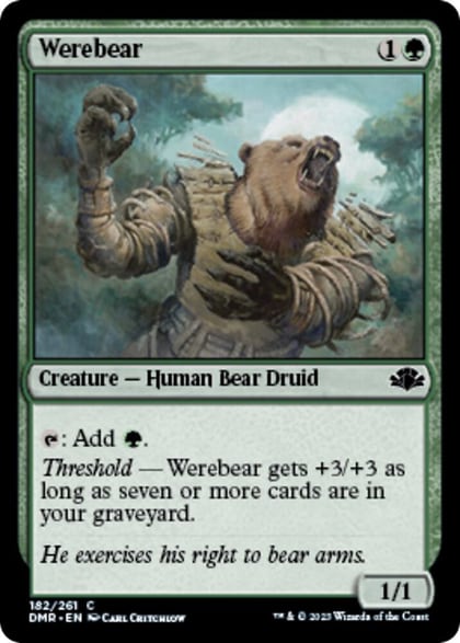 Werebear, Dominaria Remastered 182