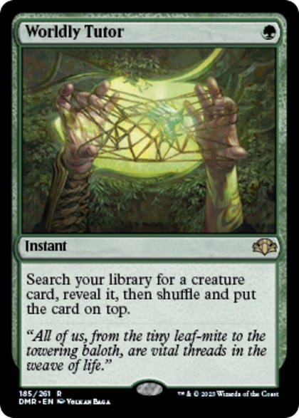 Worldly Tutor, Dominaria Remastered 185