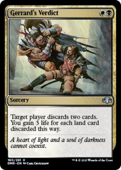 Gerrard's Verdict, Dominaria Remastered 190
