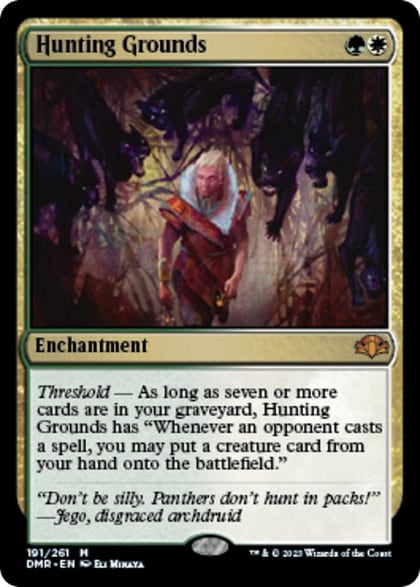 Hunting Grounds, Dominaria Remastered 191