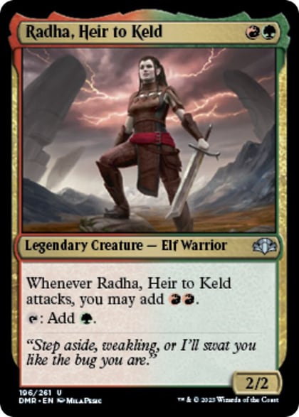 Radha, Heir to Keld, Dominaria Remastered 196
