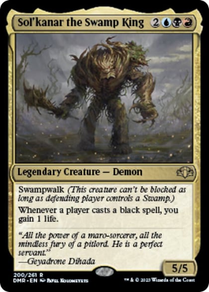 Sol'kanar the Swamp King, Dominaria Remastered 200