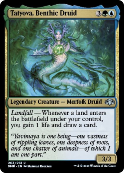 Tatyova, Benthic Druid, Dominaria Remastered 203