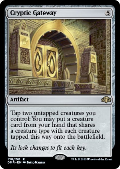 Cryptic Gateway, Dominaria Remastered 218