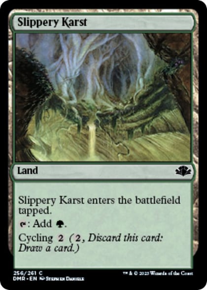 Slippery Karst, Dominaria Remastered 256