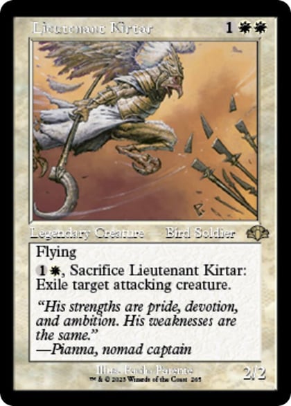 Lieutenant Kirtar (Retro Frame), Dominaria Remastered 265