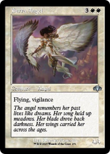 Serra Angel (Retro Frame), Dominaria Remastered 271