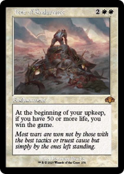 Test of Endurance (Retro Frame), Dominaria Remastered 276