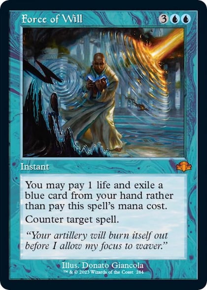 Force of Will (Retro Frame), Dominaria Remastered 284