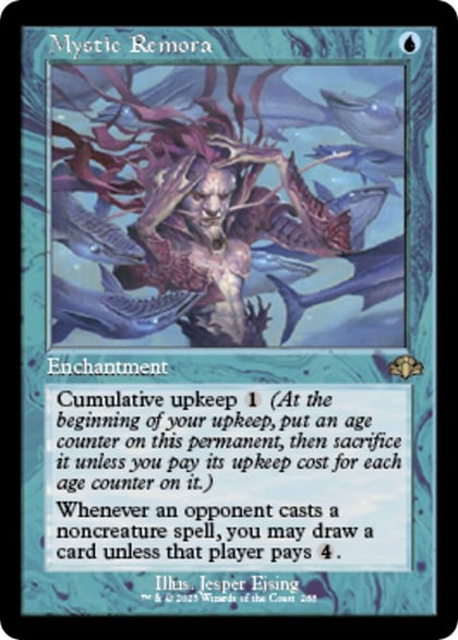 Mystic Remora (Retro Frame), Dominaria Remastered 288