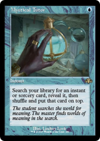 Mystical Tutor (Retro Frame), Dominaria Remastered 289