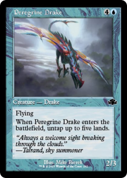 Peregrine Drake (Retro Frame), Dominaria Remastered 292