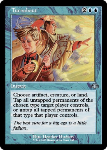 Turnabout (Retro Frame), Dominaria Remastered 295