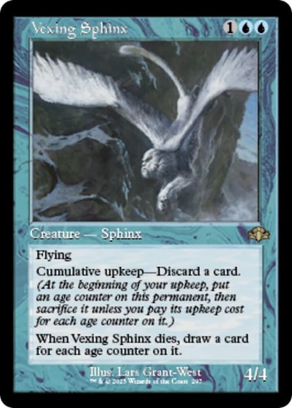Vexing Sphinx (Retro Frame), Dominaria Remastered 297