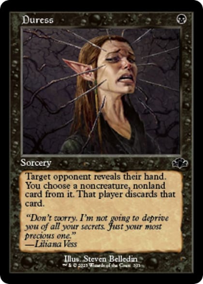 Duress (Retro Frame), Dominaria Remastered 303