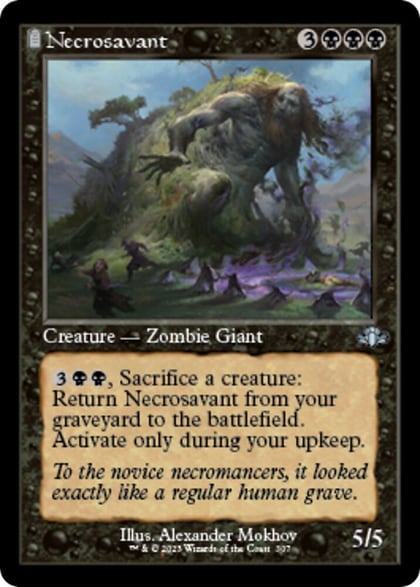 Necrosavant (Retro Frame), Dominaria Remastered 307