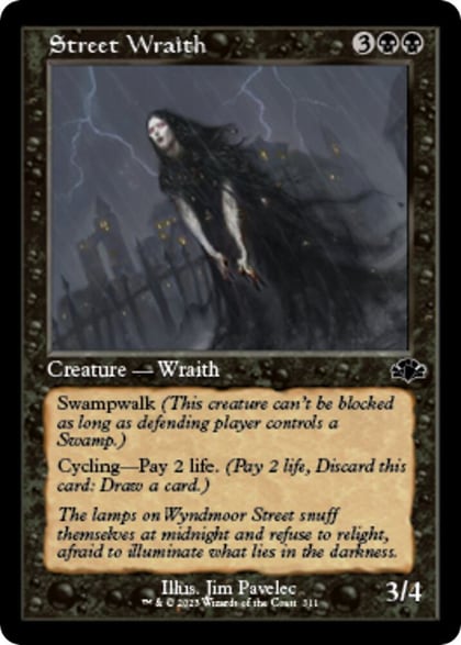 Street Wraith (Retro Frame), Dominaria Remastered 311