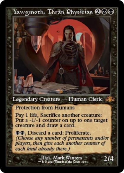 Yawgmoth, Thran Physician (Retro Frame), Dominaria Remastered 315