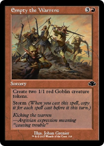 Empty the Warrens (Retro Frame), Dominaria Remastered 318